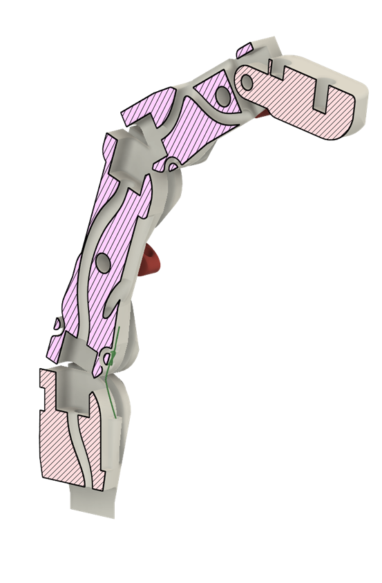 Finger cross-section